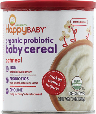 Baby oatmeal with sales probiotics