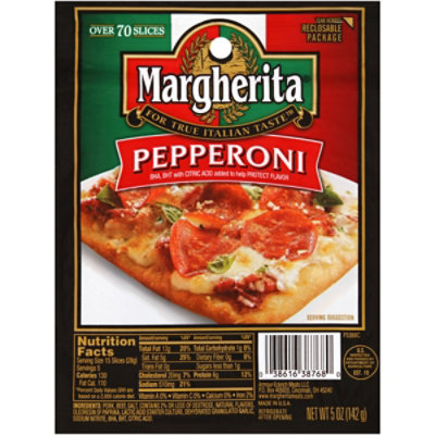 Margherita Pepperoni Pizza Sized Pillow Pack - 5 OZ - Image 2