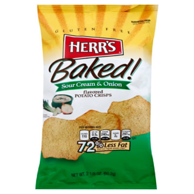 Herrs Crisps Potato Sour Cream & Onion - 2.125 Oz - Image 1