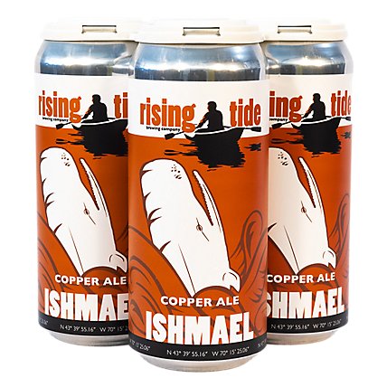 Rising Tide Ishmael Copper Ale In Cans - 4-16 FZ - Image 1