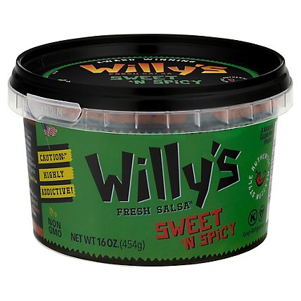 Willys Sweet N Spicy Fresh Salsa - 16 OZ - Image 3