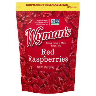 Wyman's Red Raspberries - 12 OZ