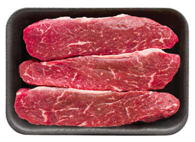 Beef Sirloin Tip Steak Thin Slice Imported - 1 Lb - Image 1