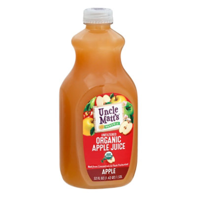 Uncle Matts Organic Juice Apple - 52 OZ - Image 1