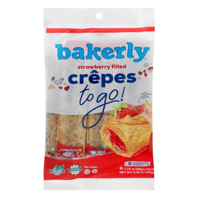 Bakerly Strawberry Filled Crepes 6ct - 6.78 OZ - Image 3