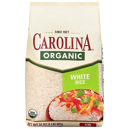 Carolina Organic White Rice - 2 Lb - Image 1