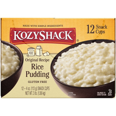 Kozy Shack Original Recipe Rice Pudding 12 Count - 48 Oz - Image 1