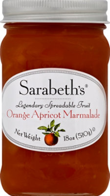 Sarabeths Fruit Spreadable Aprct Orng - 18 OZ - Image 2