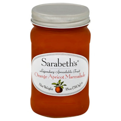 Sarabeths Fruit Spreadable Aprct Orng - 18 OZ - Image 1