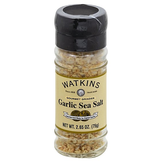 Watkins Sea Salt Garlic Grinder - 2.65 OZ