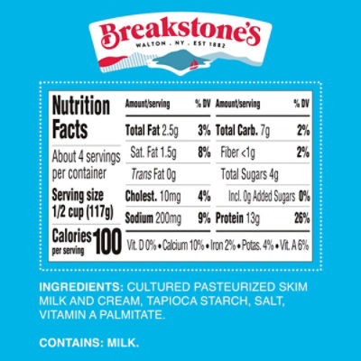 Breakstones 2% Milkfat Cottage Cheese - 16 OZ - Image 4