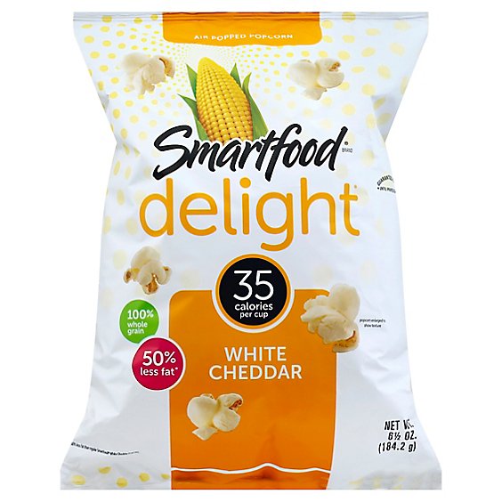 Smartfood Delight White Cheddar - 6.5 OZ