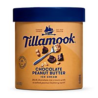 Tillamook Chocolate Peanut Butter Ice Cream - 48 Oz - Image 1