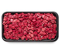 USDA Choice Beef Round For Stew Meat Value Pack - 3 Lb