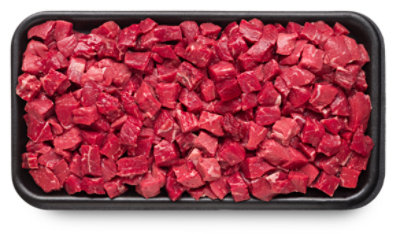 USDA Choice Beef Round For Stew Meat Value Pack - 3 Lb - Image 1