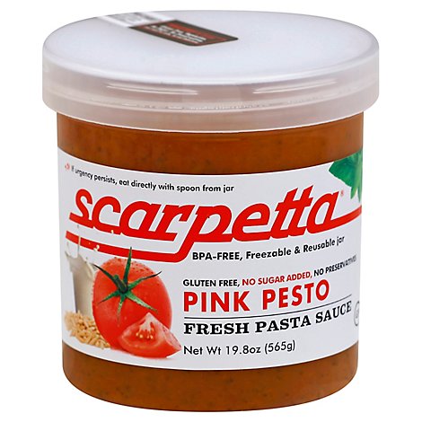Scarpetta Pasta Sauce Pink Pesto - 19.8 Oz