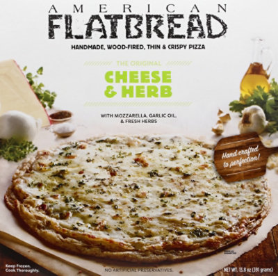 American Flatbread Cheese And Herb Pizza - 13.8 OZ - Image 2