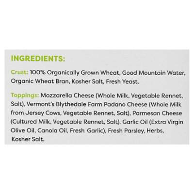 American Flatbread Cheese And Herb Pizza 13.8 OZ shaws