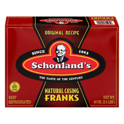 Schonlands Franks Natural Casing - 2.5 LB - Image 3