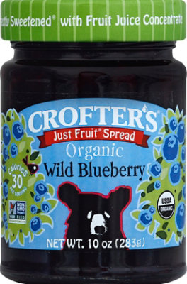 Crofters Spread Fruit Blueberry Wild - 10 OZ - Image 2