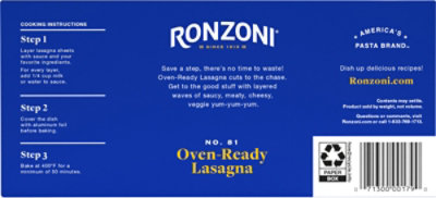 Ronzoni Jumbo Pasta Shells - 8 OZ - Image 7