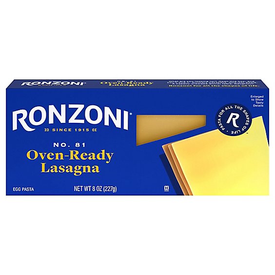 Ronzoni Jumbo Pasta Shells - 8 OZ