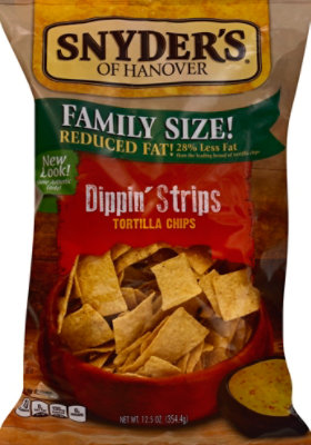 Snyders Of Hanover Tortilla Chips Dippin Strips Reduced Fat - 12.5 Oz - Image 2