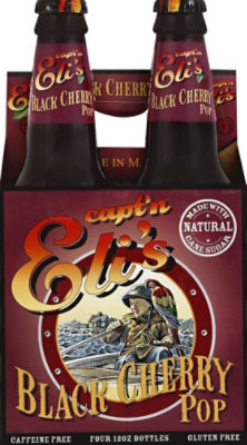 Captn Elis Soda Black Cherry Pop - 4-12 FZ - Image 1