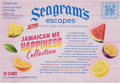 Seagram's Escapes Italian Ice Variety Pack Cans - 12-12 Oz - Image 3