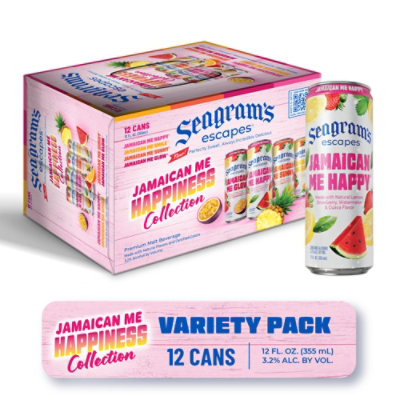 Seagram's Escapes Italian Ice Variety Pack Cans - 12-12 Oz - Image 1