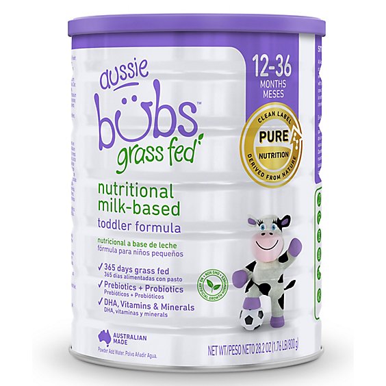 Bubs Australian Toddler Formula Grass Fed Milk Based Powder - 28.2 Oz