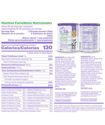 Bubs Australian Toddler Formula Grass Fed Milk Based Powder - 28.2 Oz - Image 5