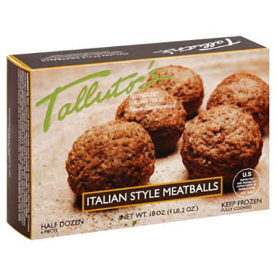 Tallutos Italian Style Meatballs - 18 OZ - Image 1