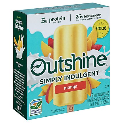 Outshine Creamy Mango 62.5oz Box - 14.7 FZ - Image 3