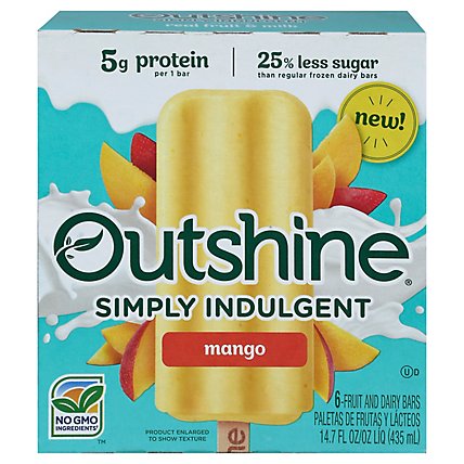 Outshine Creamy Mango 62.5oz Box - 14.7 FZ - Image 4
