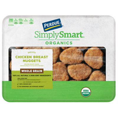 PERDUE Simply Smart Organics Chicken Breast Nuggets Breaded Whole Grain ...