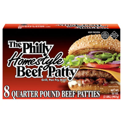 Philly Homestyle Patties 2 Lb - 32 OZ - Image 3