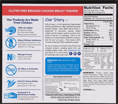 Bell & Evans Gluten Free Tenders - 12 OZ - Image 5