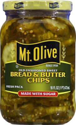 Mt Olive Sweet Bread & Butter Pickle - 16 FZ - Image 2