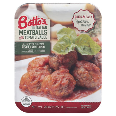 Bottos Italian Meatballs In Sauce - 20 OZ - Image 3