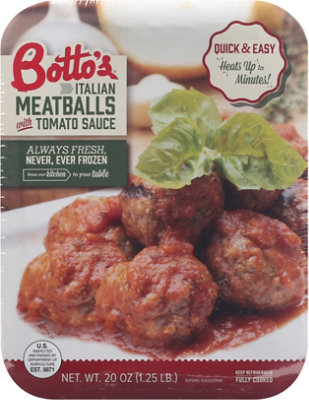 Bottos Italian Meatballs In Sauce - 20 OZ - Image 2