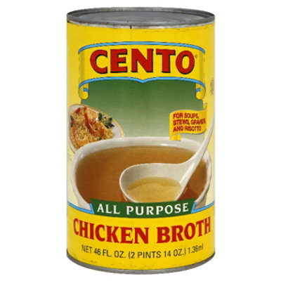 Cento Chicken Broth - 46 Fl. Oz. - Image 1