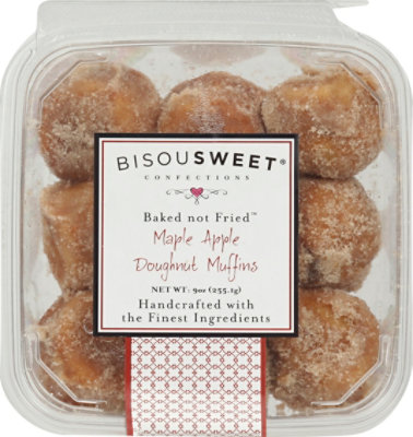 Bisousweet Maple Apple Doughnut Muffins 9 Oz - 9 Count - Image 2