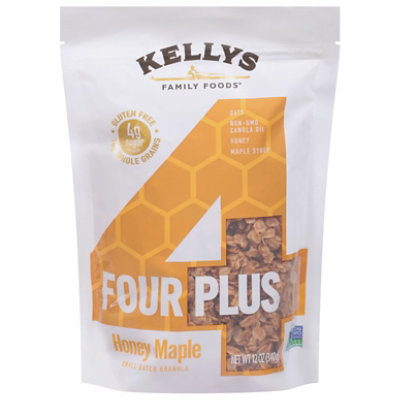 Kellys Four Plus Granola Honey Maple Dsp - 12 OZ - Image 3