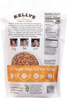 Kellys Four Plus Granola Honey Maple Dsp - 12 OZ - Image 6