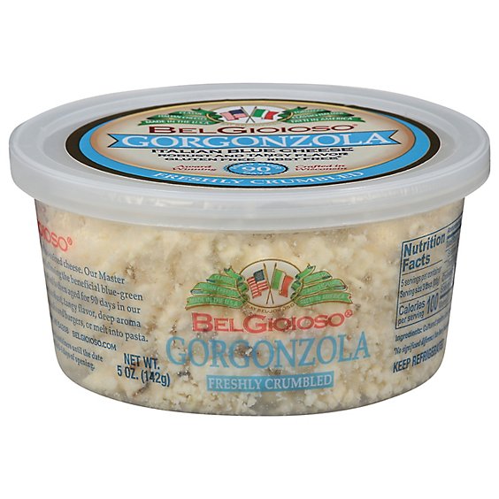 BelGioioso Freshly Crumbled Sheep Gorgonzola Cheese Cup - 5 Oz