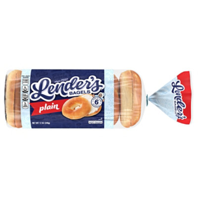 Lenders Plain Bagel - 12 OZ