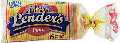 Lenders Plain Bagel - 12 OZ - Image 1