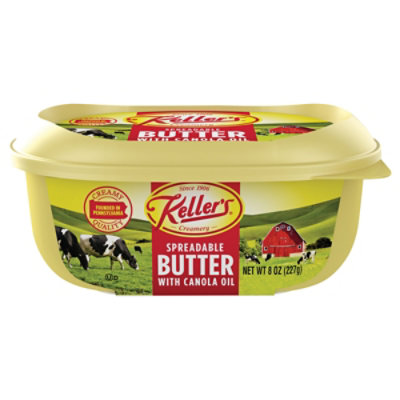 Kellers Canola Butter - 8 OZ - Image 1