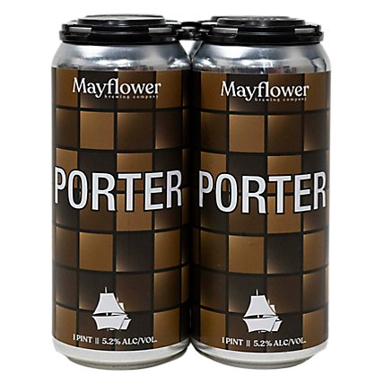 Mayflower Porter In Cans - 4-16 FZ - Image 1